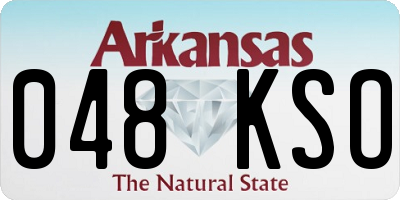 AR license plate 048KSO
