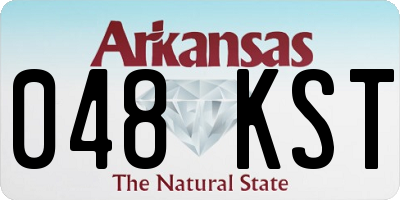 AR license plate 048KST
