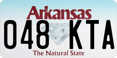 AR license plate 048KTA