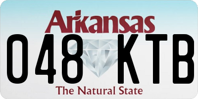 AR license plate 048KTB