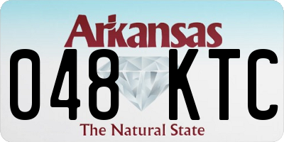 AR license plate 048KTC