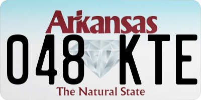 AR license plate 048KTE
