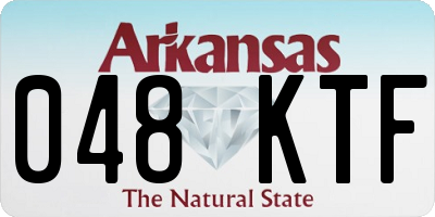 AR license plate 048KTF