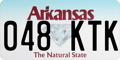 AR license plate 048KTK