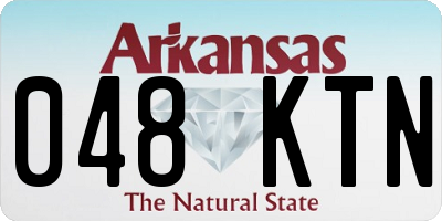 AR license plate 048KTN
