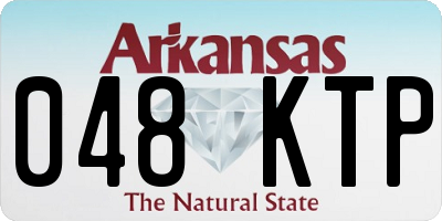 AR license plate 048KTP