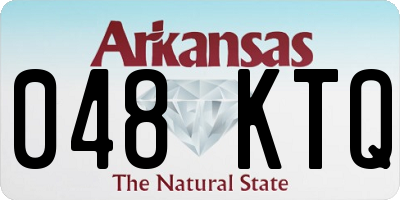 AR license plate 048KTQ