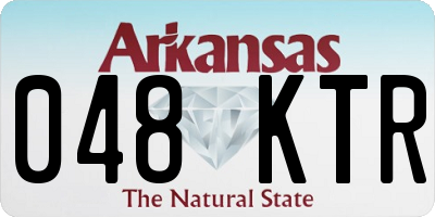 AR license plate 048KTR