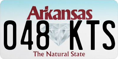 AR license plate 048KTS