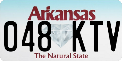 AR license plate 048KTV