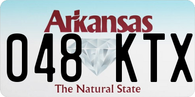 AR license plate 048KTX