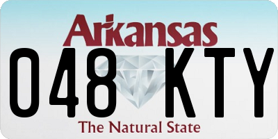 AR license plate 048KTY
