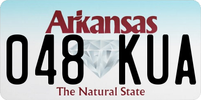 AR license plate 048KUA