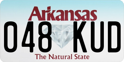AR license plate 048KUD