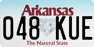 AR license plate 048KUE
