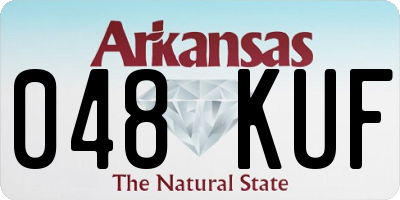 AR license plate 048KUF