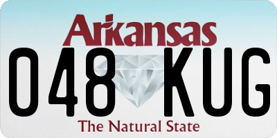 AR license plate 048KUG