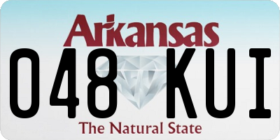 AR license plate 048KUI