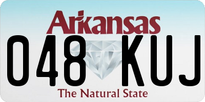 AR license plate 048KUJ