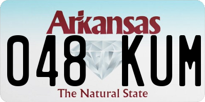 AR license plate 048KUM