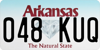 AR license plate 048KUQ