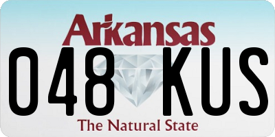 AR license plate 048KUS