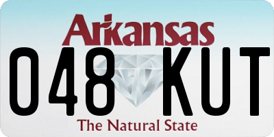 AR license plate 048KUT