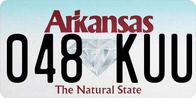 AR license plate 048KUU