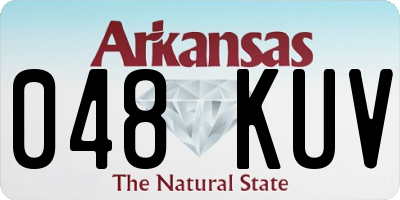 AR license plate 048KUV