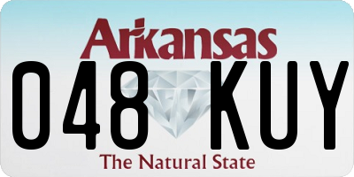 AR license plate 048KUY