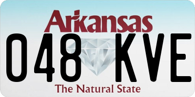 AR license plate 048KVE