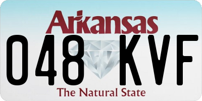 AR license plate 048KVF