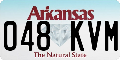 AR license plate 048KVM