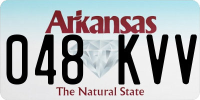 AR license plate 048KVV