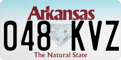 AR license plate 048KVZ
