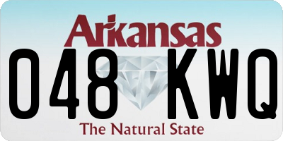 AR license plate 048KWQ