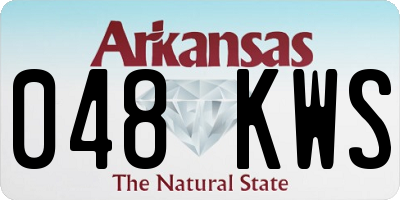 AR license plate 048KWS