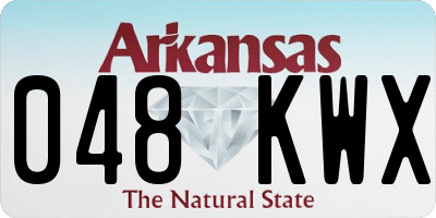 AR license plate 048KWX