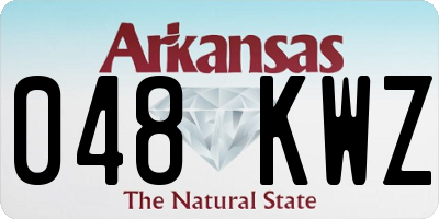 AR license plate 048KWZ