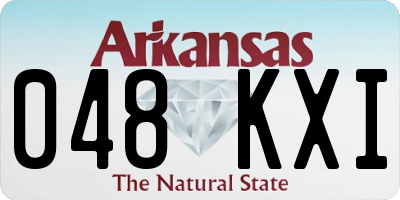 AR license plate 048KXI