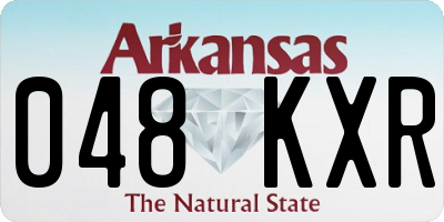 AR license plate 048KXR