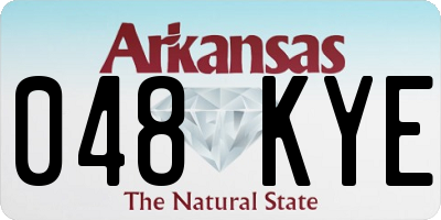 AR license plate 048KYE