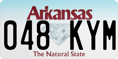 AR license plate 048KYM
