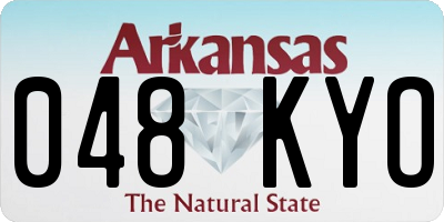 AR license plate 048KYO