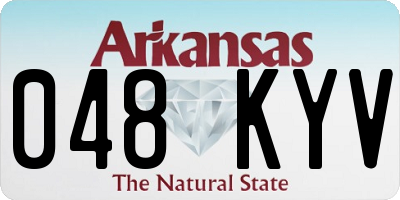 AR license plate 048KYV