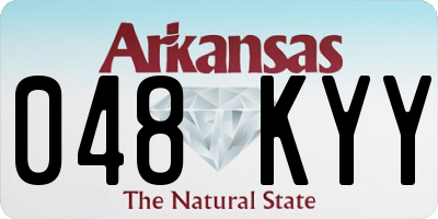 AR license plate 048KYY