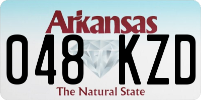 AR license plate 048KZD