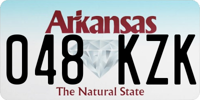 AR license plate 048KZK