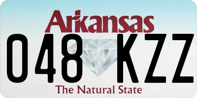 AR license plate 048KZZ