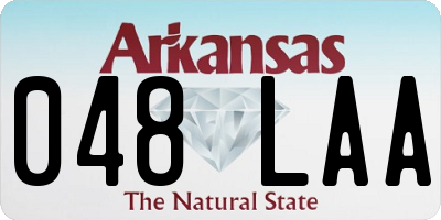 AR license plate 048LAA